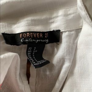 Forever 21 Tops - Flamingo button up Forever 21 Tops - Flamingo button up